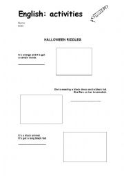 Halloween riddles