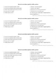 English Worksheet: present simple