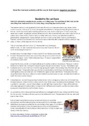 English Worksheet: Child Labour