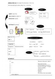 English Worksheet: writing practice 3