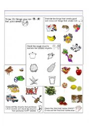 English Worksheet: 5 SENSES