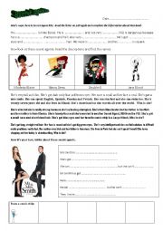 English Worksheet: Describing Secret Agents