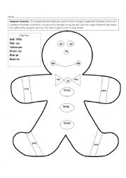 Gingerbread Sight Words