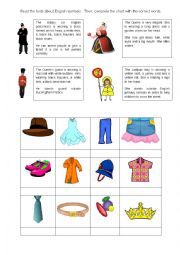 English Worksheet: Clothes