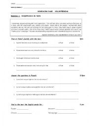 English Worksheet: Charity