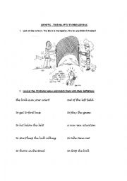 English Worksheet: Sports and idioms