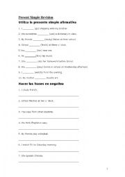 English Worksheet: Present Simple Revision