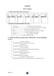 English Worksheet: Past Simple (mixed)