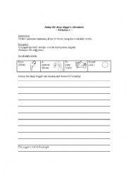 English Worksheet: Jimmy-the-Jazzy-Jogger