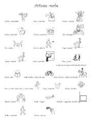 activities verbs