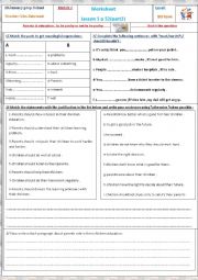 English Worksheet: Parents and education(part2)