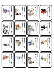 English Worksheet: jobs 3 - 44 occupations