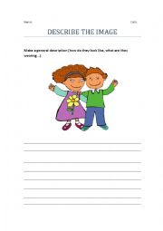 English Worksheet: Description