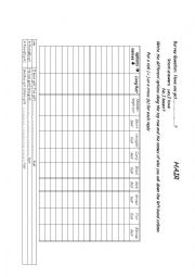 English Worksheet: Class survey.