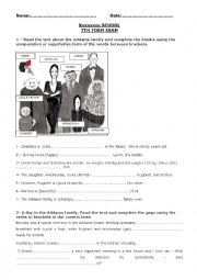 English Worksheet: worksheet 7th form - tenses - comparatives and superlatives