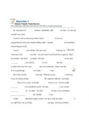 Present Tense exercises