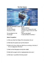 English Worksheet: The Polar Epress