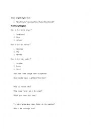 English Worksheet: Extran english BBC Tv series Episode 3