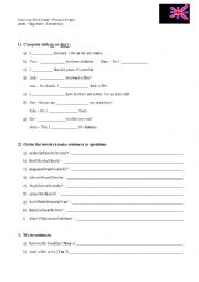 English Worksheet: Present Simple