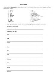 English Worksheet: Conversational Interjections