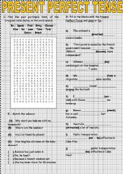 English Worksheet: Present Perfect Review