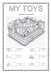 English Worksheet: Toys