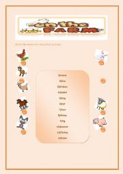 English Worksheet: Farm Animals