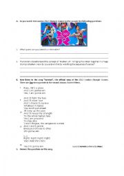 English Worksheet: muse