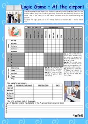 Logic game (57th) - At the airport * with key