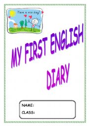 English Worksheet: diary