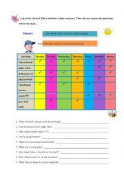English Worksheet: Bobs activities