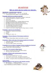 English Worksheet: writing