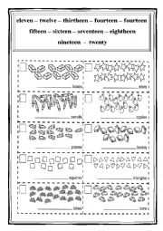 English Worksheet: Numbers