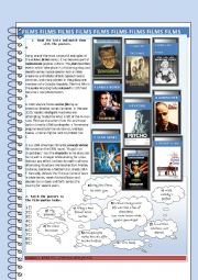 English Worksheet: Famous films and film quotes