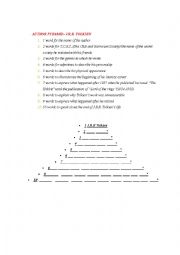 English Worksheet: Tolkien-author pyramid