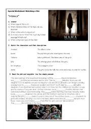 English Worksheet: Films