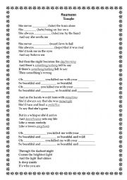 English Worksheet: Tonight by Reamonn