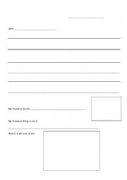 English Worksheet: Pen Pals-Korean