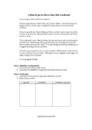 English Worksheet: Verb + Infinitive or Gerund deductive worksheet