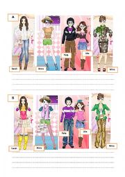 English Worksheet: Clothes_spot differences 