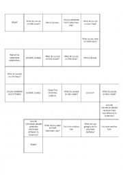 English Worksheet: Celebrations (Colombia) conversation game