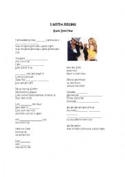 English Worksheet: Song 