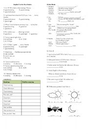English Worksheet: English 1st Grade test