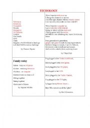 English Worksheet: TECHNOLOGY (4 poems + an exercise)