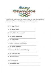 Silly Olympics