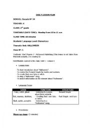 English Worksheet: Halloween