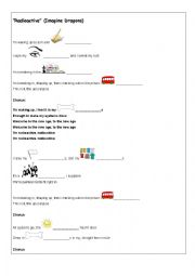 English Worksheet: Radioactive by Imagine Dragons