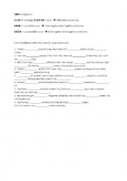 English Worksheet: Very, a lot of, much, many