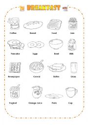 English Worksheet: BREAKFAST TIME