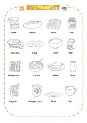 English Worksheet: BREAKFAST TIME